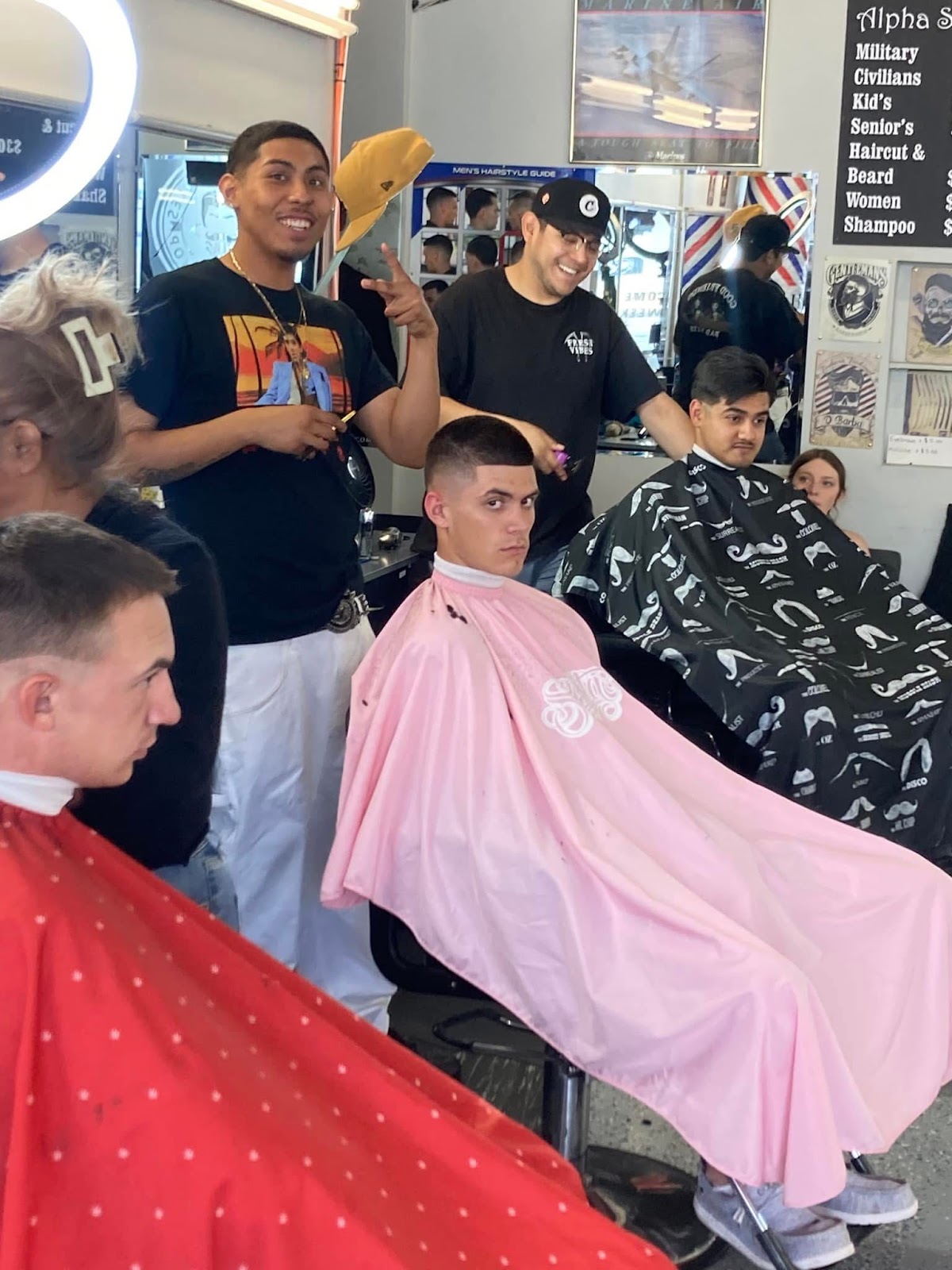 Alpha Styles Barbershop — our work